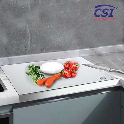 Stainless Steel Worktop Platform (42 cm x 32 CM) Kitchen Cutting Board Board for Vegetables