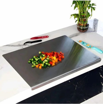 Stainless Steel Worktop Platform (42 cm x 32 CM) Kitchen Cutting Board Board for Vegetables